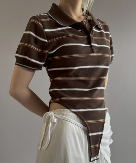 【RE;CIRCLE】RE Leotard Polo Shirt / 260713-012
