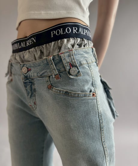 【USED】 Zip Design Denim Pants / 260725-030