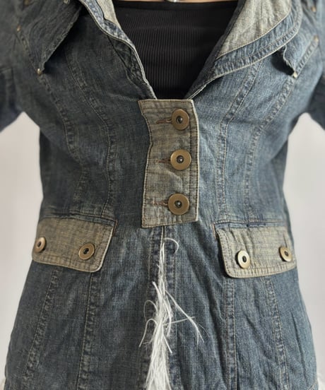 【USED】 Salt & Pepper Design Denim Jacket/ 260919-015
