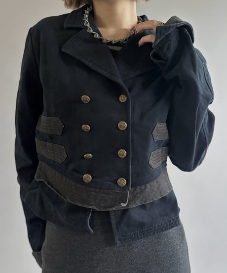 【USED】 POLO JEANS Cropped Napoleon Jacket  / 261003-001