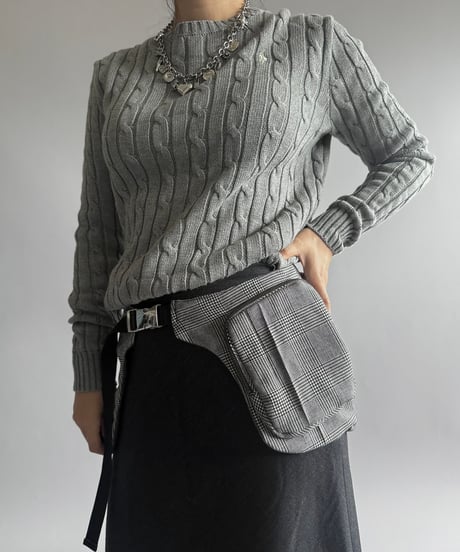 【RE;CIRCLE】 RE Suit Waist Belt Bag / 260917-005