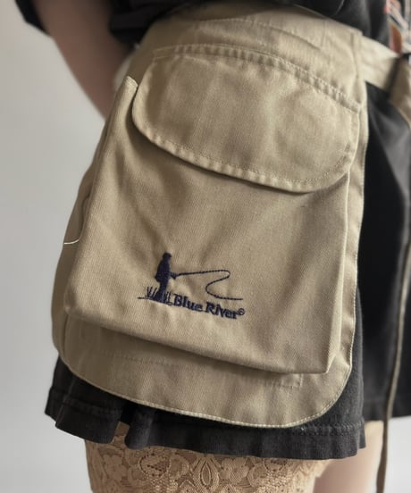 【RE;CIRCLE】  RE Fishing Vest Belt Bag / 260810-010