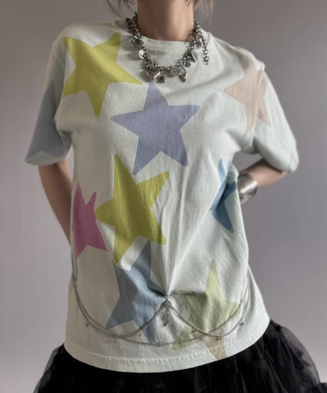 【USED】 COLLINA STRADA Star Design T-Shirt / 260815-020