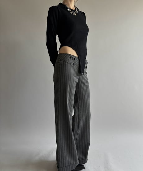 【RE;CIRCLE】 RE Rib Knit Leotard Top /261001-020