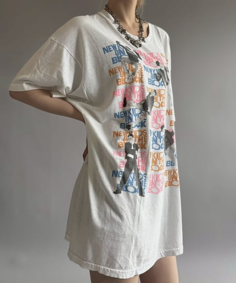 【USED】 89's NEW KIDS ON THE BLOCK T-Shirt/ 260718-016