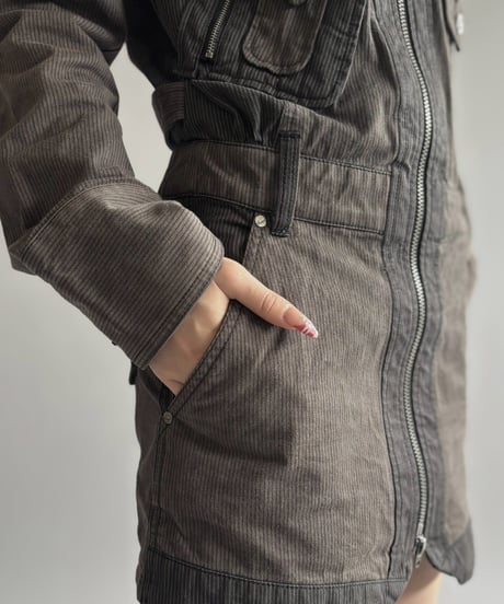 【USED】 DIESEL Design Zip-Up Jacket / 261010-001
