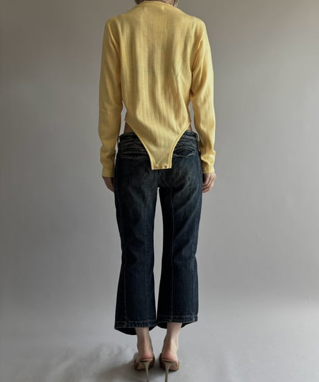 【RE;CIRCLE】 RE Rib Knit Leotard Top /261001-015