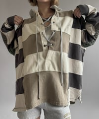 【RE;CIRCLE】 RE Lace-Up Rugger Shirt  /261026-009