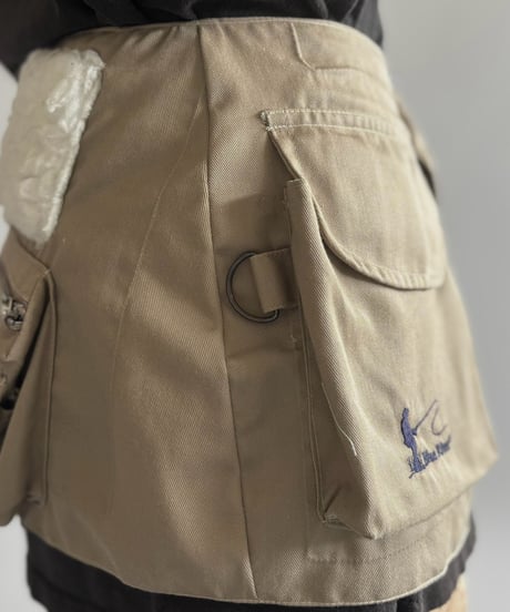【RE;CIRCLE】  RE Fishing Vest Belt Bag / 260810-010