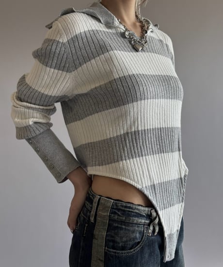 【RE;CIRCLE】 RE Rib Knit Leotard Top /261001-018