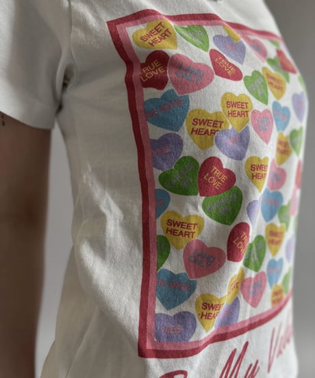 【USED】 RESIZED 90's LOVE♡ T-Shirt / 260725-010