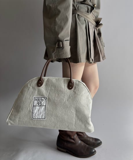 【RE;CIRCLE】 RE French Bedcover Boston Bag Plain  /261015-039