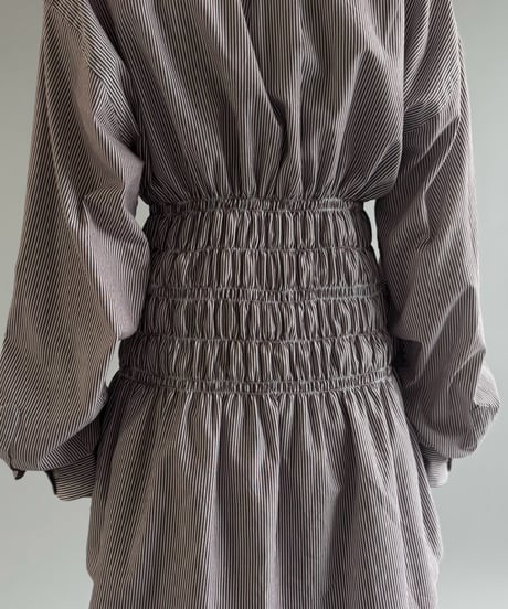 【RE;CIRCLE】 RE Shirring Shirt / 261008-003