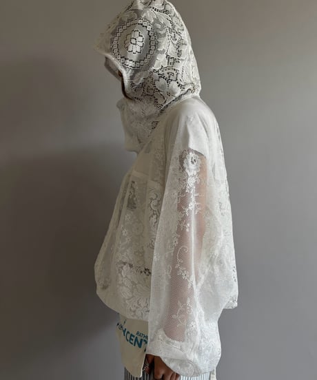 【RE;CIRCLE】RE Lace Hooded Jacket / 260824-013