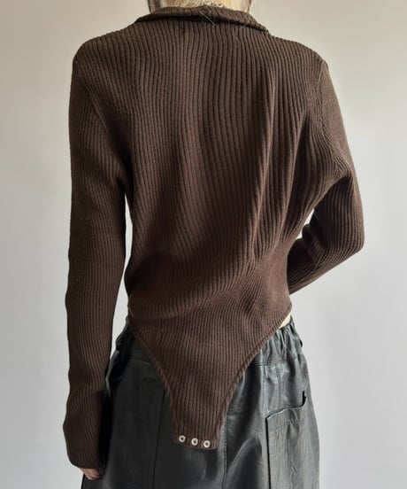 【RE;CIRCLE】 RE Rib Knit Leotard Top /261001-023