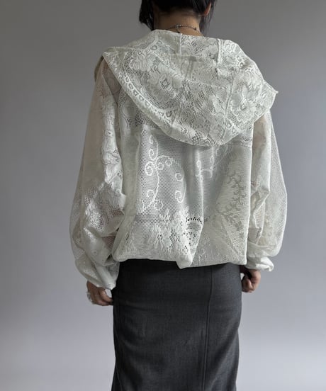 【RE;CIRCLE】RE Lace Hooded Jacket / 260914-009