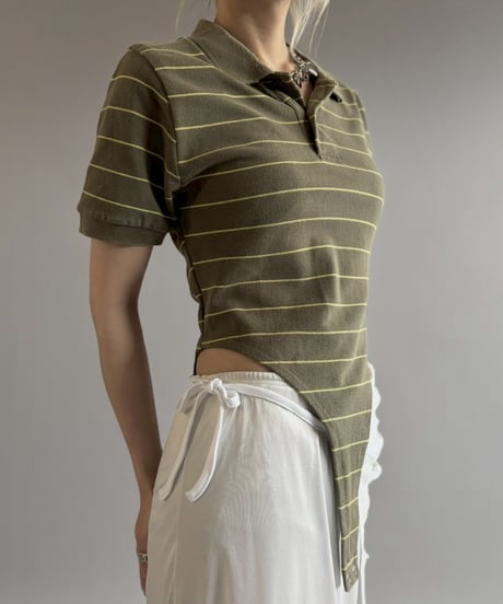 【RE;CIRCLE】RE Leotard Polo Shirt / 260713-011