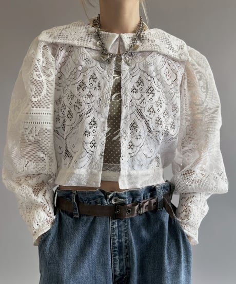 【RE;CIRCLE】RE Crochet  Blouse / 260709-001