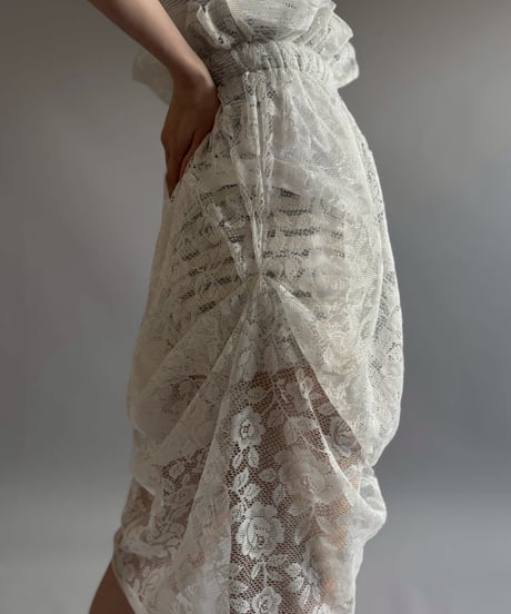 【RE;CIRCLE】RE Crochet Camisole＋Lace One-Piece / 260709-008