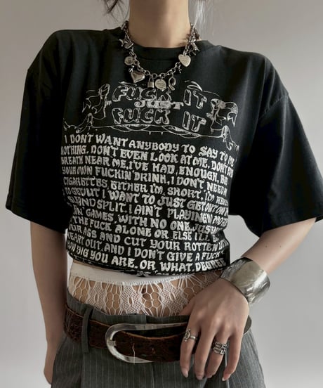 【USED】 Fuck it Just Fuck it T-Shirt / 260725-024