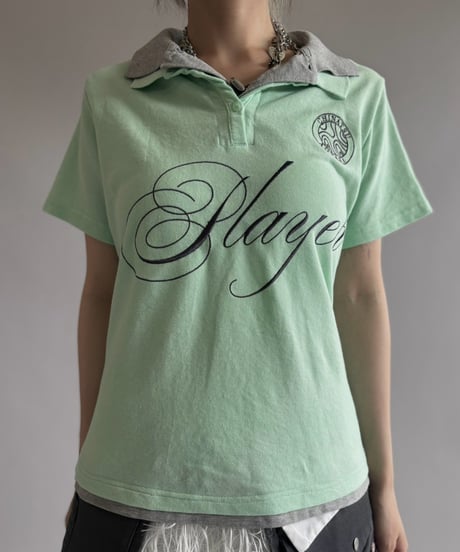【Chinatsu Aoyama】 RE Player Polo Shirt / 260827-028