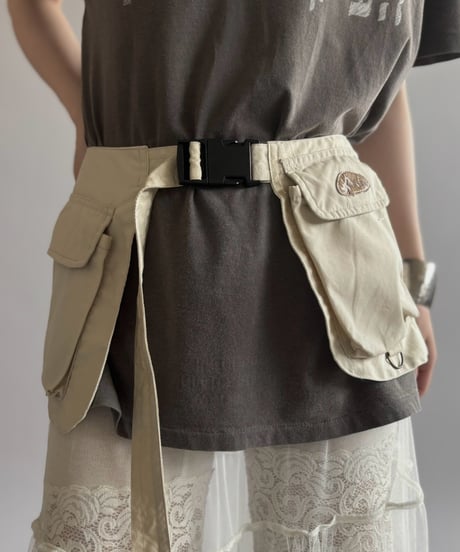 【RE;CIRCLE】  RE Fishing Vest Belt Bag / 260810-007