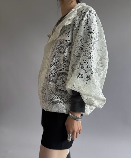 【RE;CIRCLE】RE Lace Hooded Jacket / 260914-006