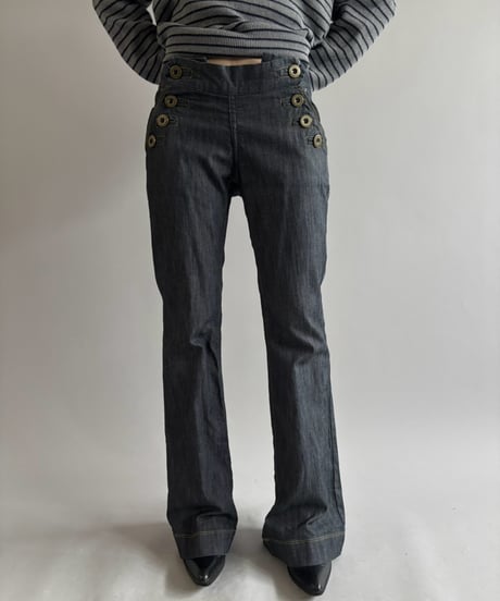 【USED】 Design Flare Denim Pants / 261003-011
