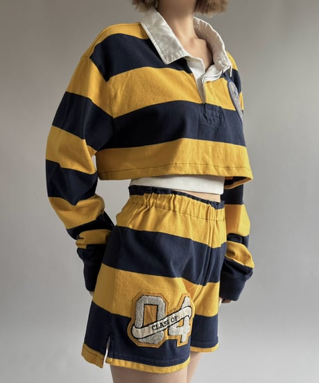 【RE;CIRCLE】 RE Cropped Rugger Shirt Set-Up  /261026-027