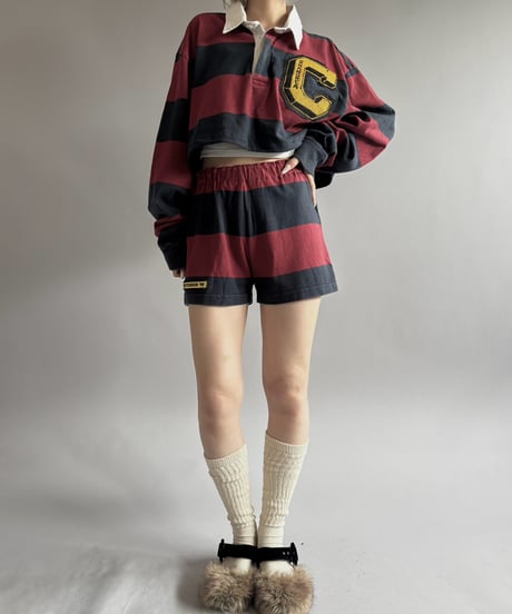 【RE;CIRCLE】 RE Cropped Rugger Shirt Set-Up  /261026-025
