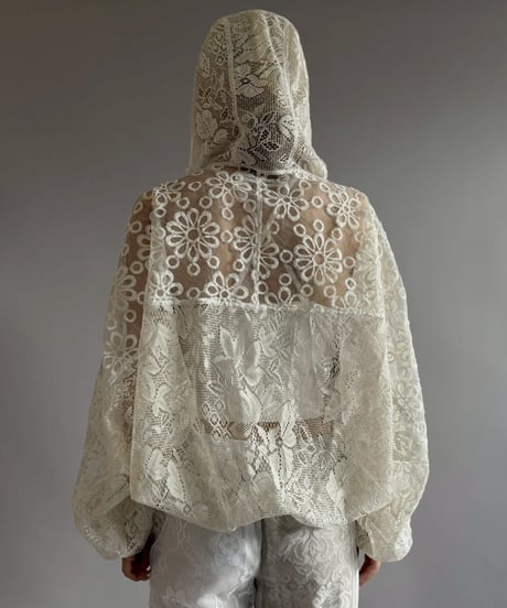 【RE;CIRCLE】RE Crochet  Hooded Blouson / 260709-016