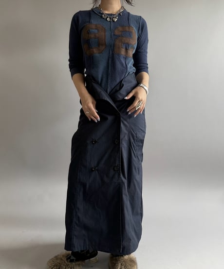 【RE;CIRCLE】 RE Trench Long Skirt  /261015-010