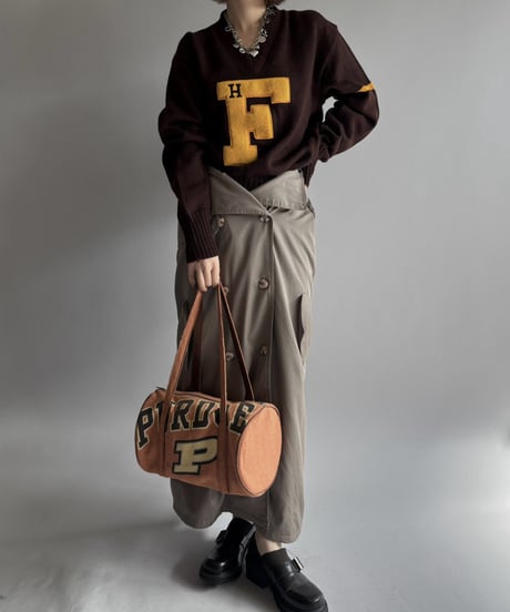 【RE;CIRCLE】 RE Sweat Boston Bag  /261015-035