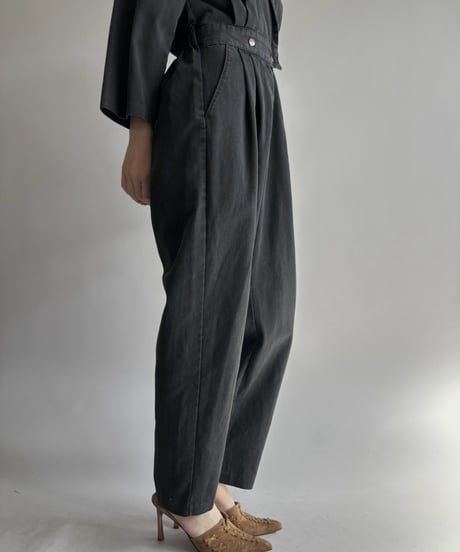 【USED】 Two-Tuck Cotton Jump Suit / 261024-011