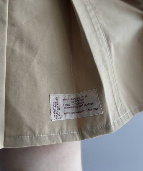 【RE;CIRCLE】 RE Pleated Hem Trench Coat  / 261019-027