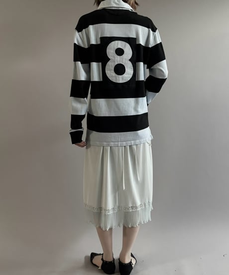 【USED】 90's Polo Ralph Lauren Striped Rugby Shirt / 261003-019
