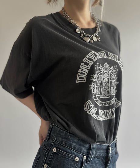 【USED】 Made in USA 80~90's UNIVERSIDAD SALAMANCA T-Shirt / 260801-004
