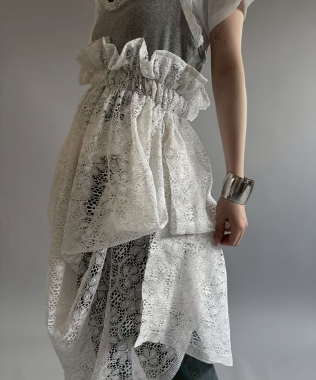 【RE;CIRCLE】RE Crochet Camisole＋Lace One-Piece / 260709-007