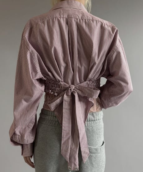 【RE;CIRCLE】RE Leotard Stripe S/S Shirt / 260713-008