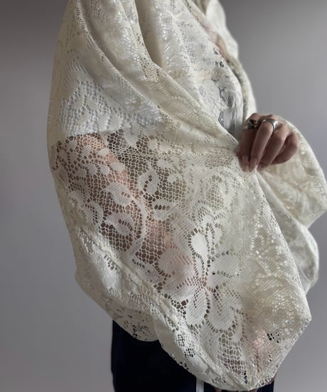 【RE;CIRCLE】RE Lace Hooded Jacket / 260824-007