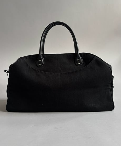 【RE;CIRCLE】 RE French Bedcover Boston Bag Wappen Black /261026-030