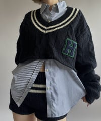 【RE;CIRCLE】 RE Tilden Knit Set-up  /261019-033