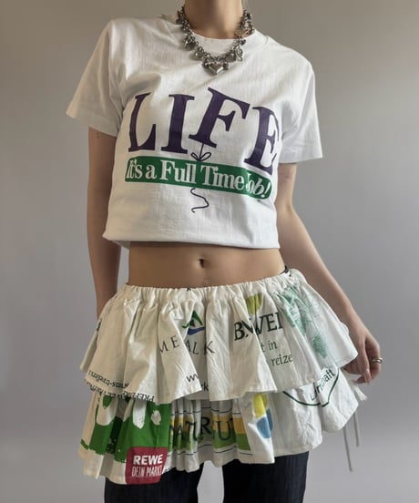 【RE;CIRCLE】  RE Eco Bag Wrap Skirt / 260810-016