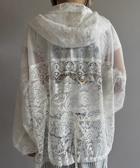 【RE;CIRCLE】RE Lace Hooded Jacket / 260824-013