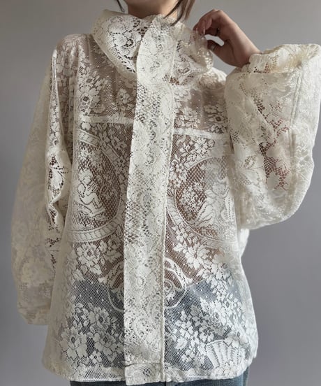 【RE;CIRCLE】RE Lace Hooded Jacket / 260824-011
