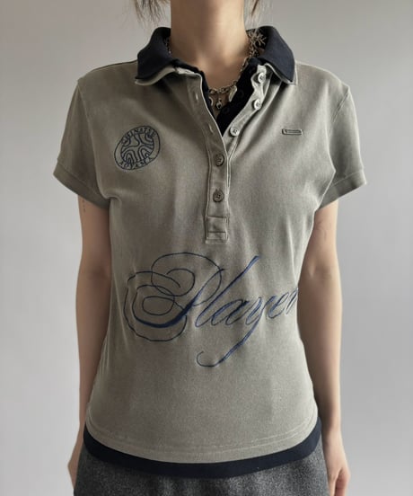 【Chinatsu Aoyama】 RE Player Polo Shirt / 260827-022