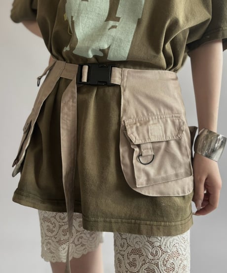 【RE;CIRCLE】  RE Fishing Vest Belt Bag / 260810-008
