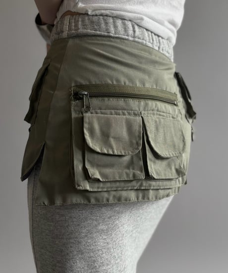 【RE;CIRCLE】  RE Fishing Vest Belt Bag / 260810-002