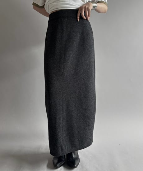 【USED】 Wool Long Skirt / 260822-008