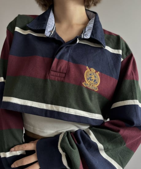 【RE;CIRCLE】 RE Cropped Rugger Shirt Set-Up  /261015-004